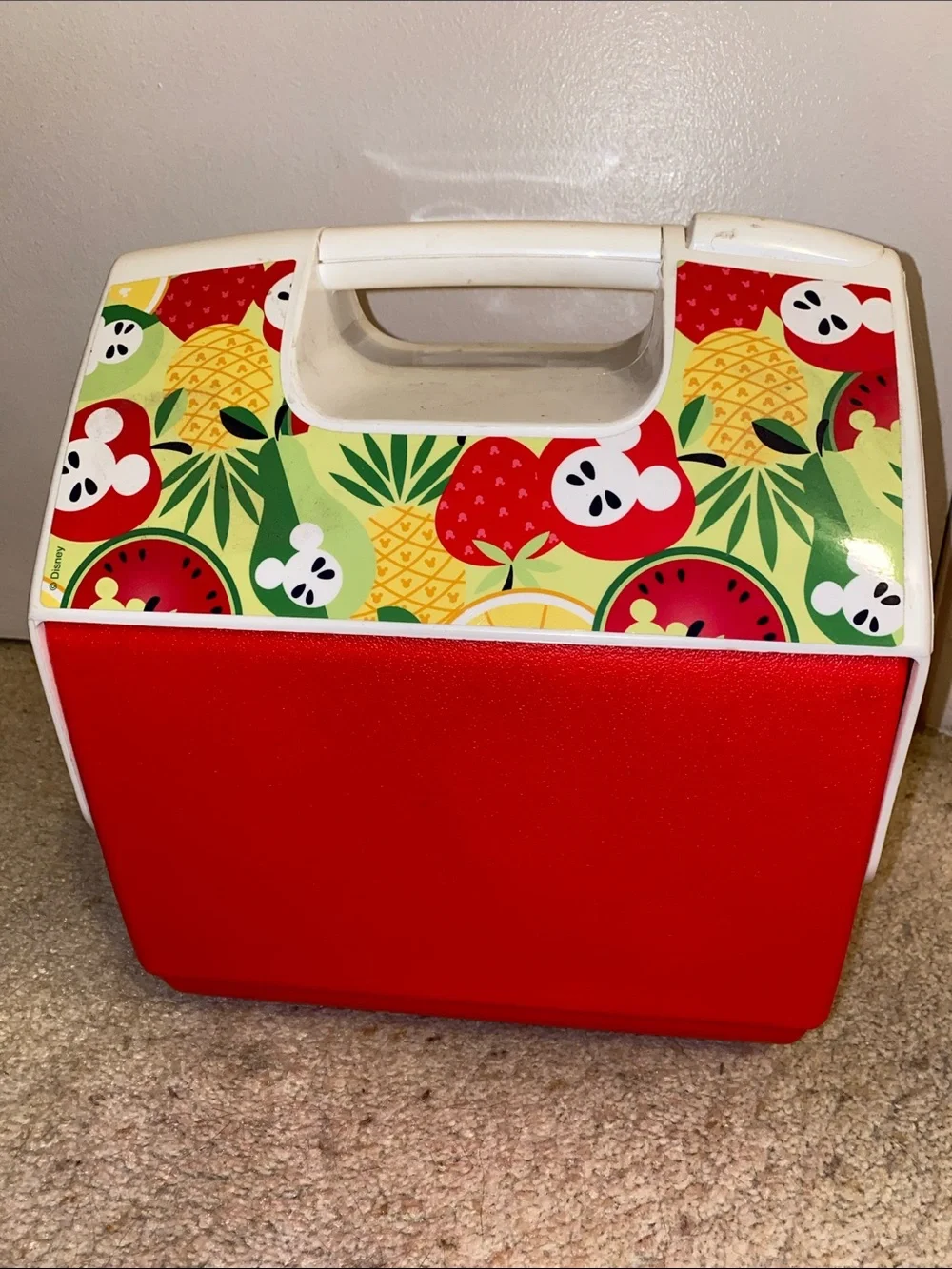 minnie and mickey pop pal 7 quart igloo cooler
